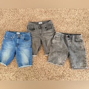 Levi’s Boys Denim & Gray Shorts Bundle - Blue and Gray